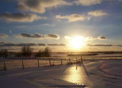 "sunset in ice" - Click for larger view